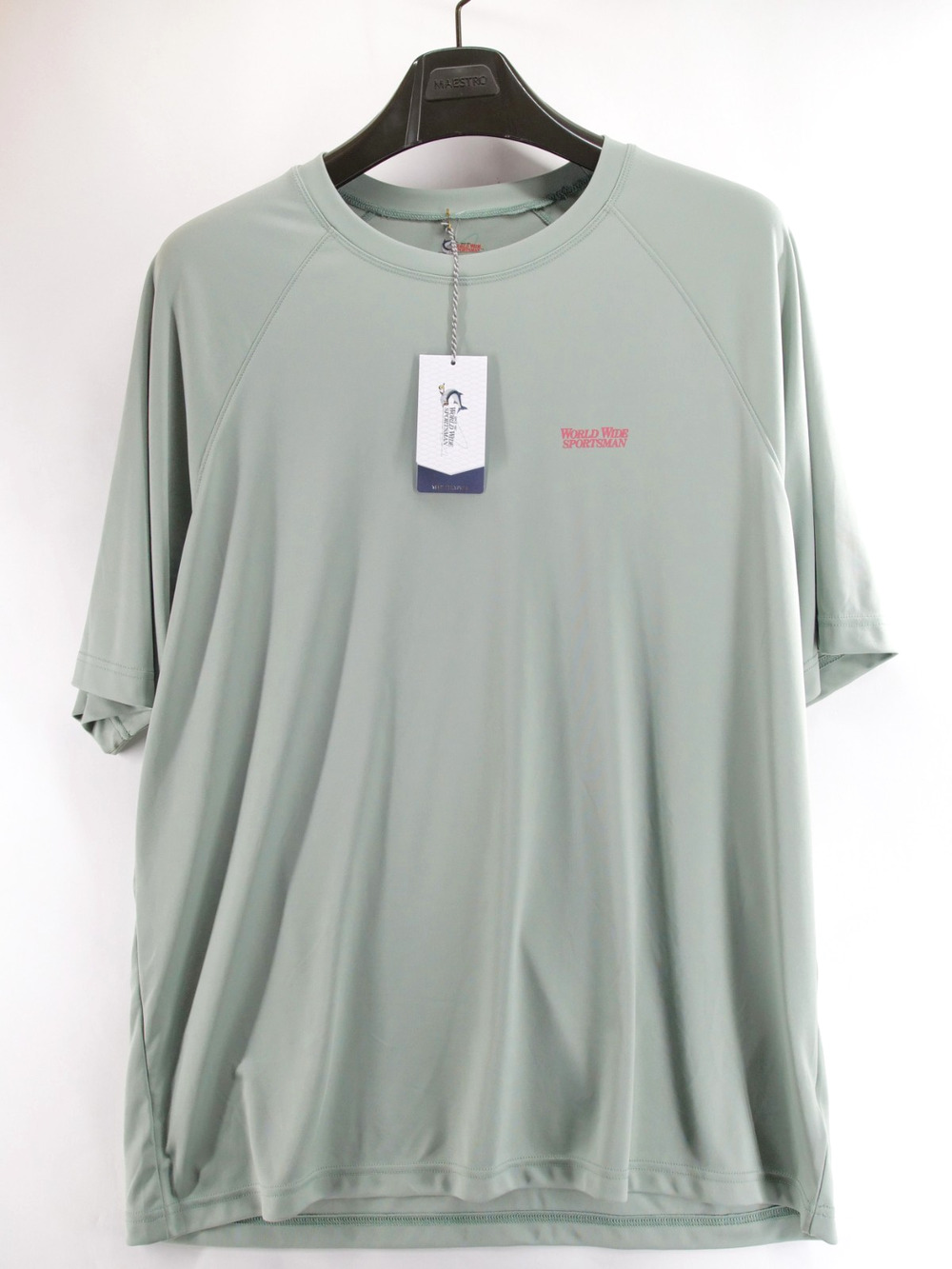 NWT Worldwide Sportsman Basspro Trout Graphic Print Tee Shirt Mens XL UPF50+
